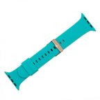 Silicone Solid Buckle Band - For Apple Watch - Teal
