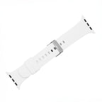 Silicone Solid Buckle Band - For Apple Watch - White