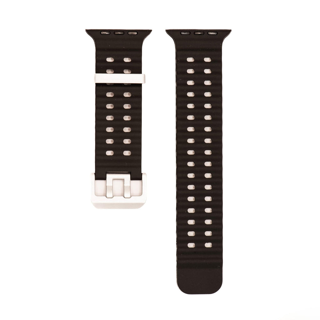 Apple Band ULTRA - Silicone Wave - Black