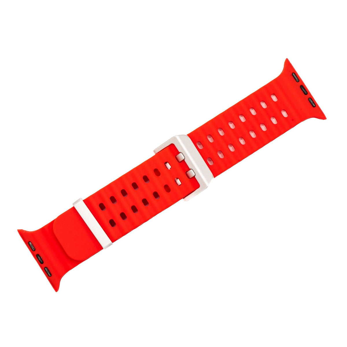 Silicone Wave Band - For Apple Watch ULTRA - Red