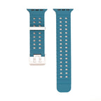 Silicone Wave Band - For Apple Watch - Slate blue