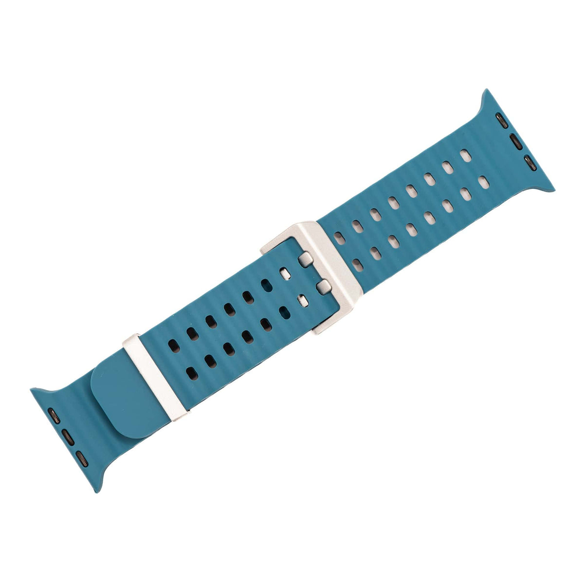 Silicone Wave Band - For Apple Watch - Slate blue