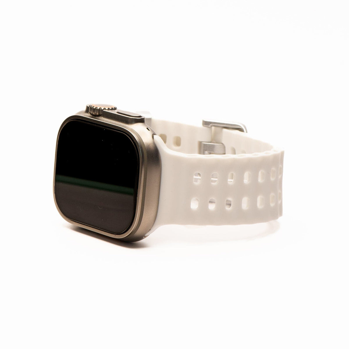 Silicone Wave Band - For Apple Watch ULTRA - White