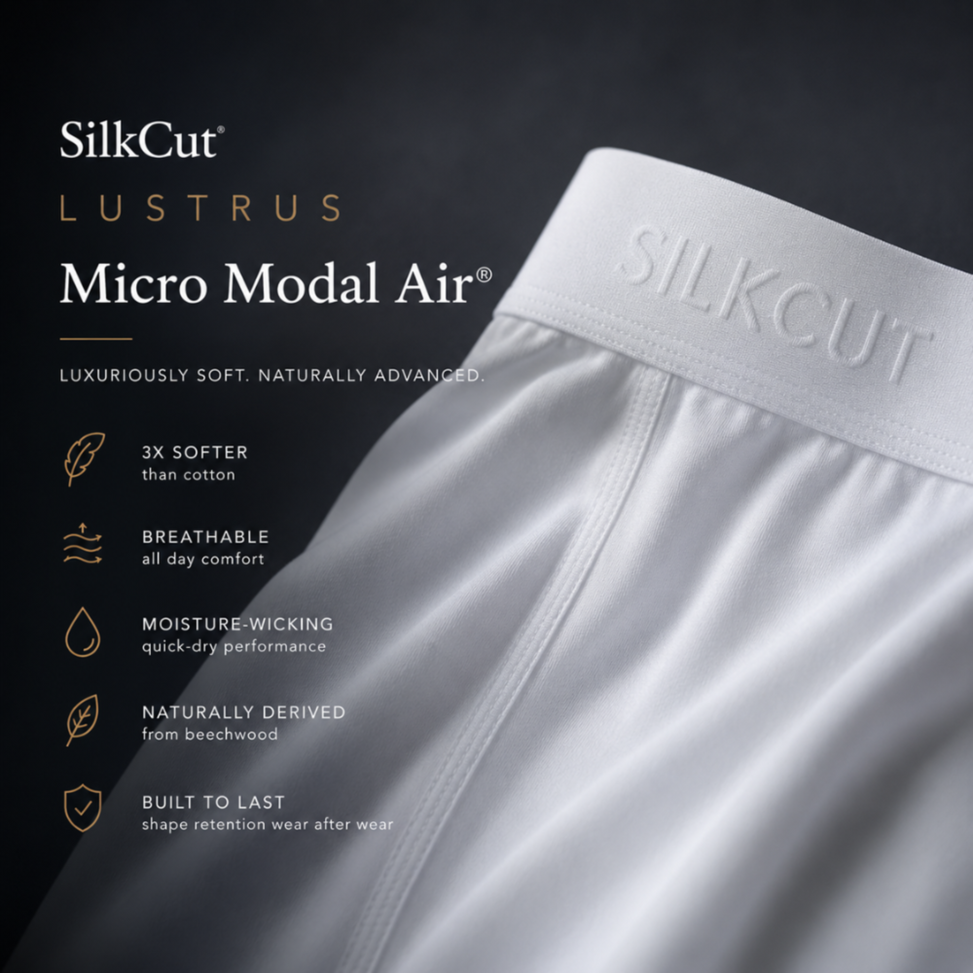 SilkCut Micro Modal Air Boxer Brief