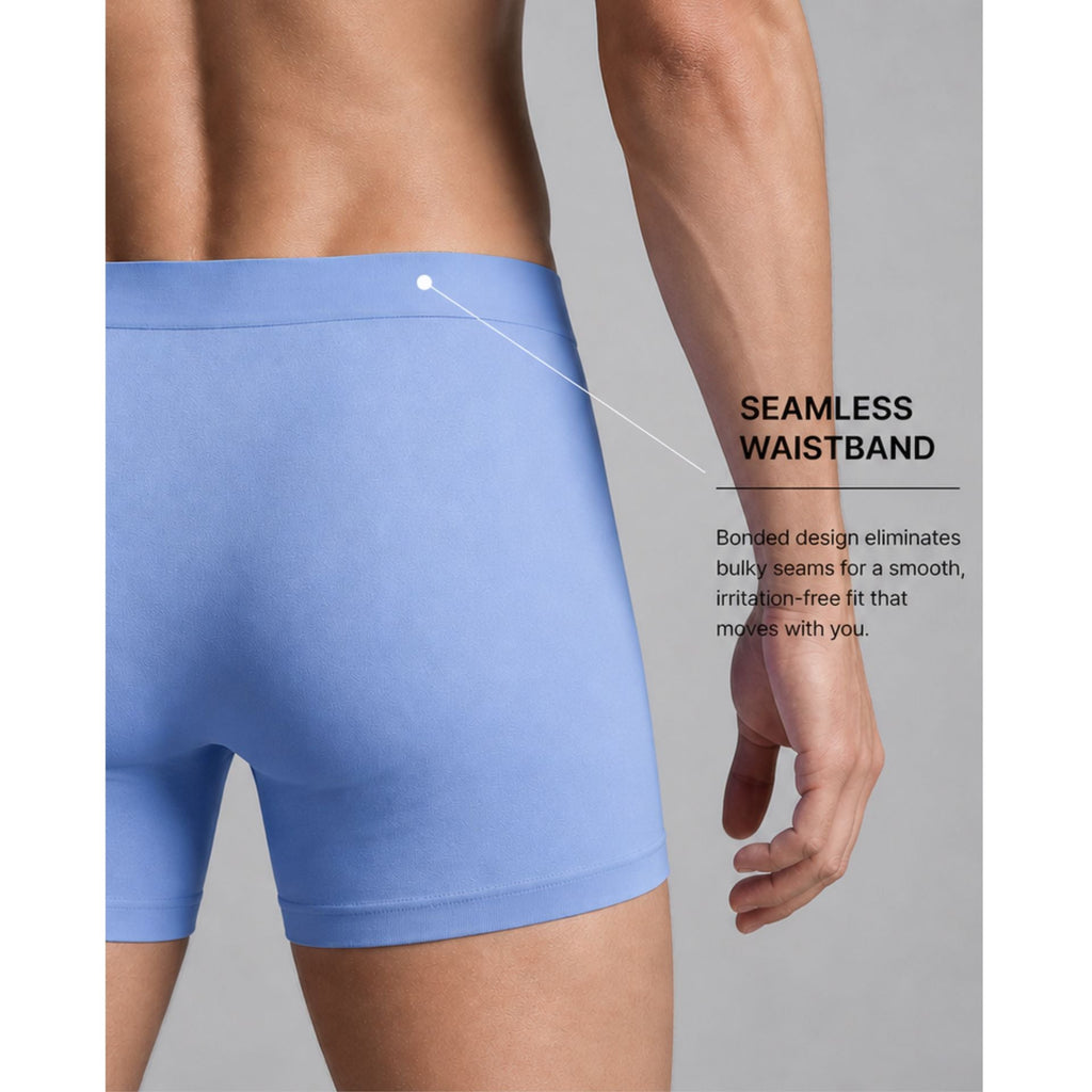SilkCut Men’s Mesh Modal Performance Boxer Briefs - 2 Pack
