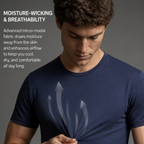SilkCut Micro Modal Crew Neck T-Shirt