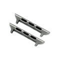 Silver Apple Watch Band Adapters - Pair