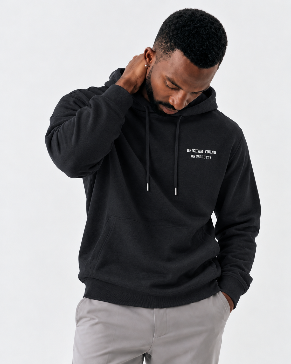 BYU Singular Black Hoodie