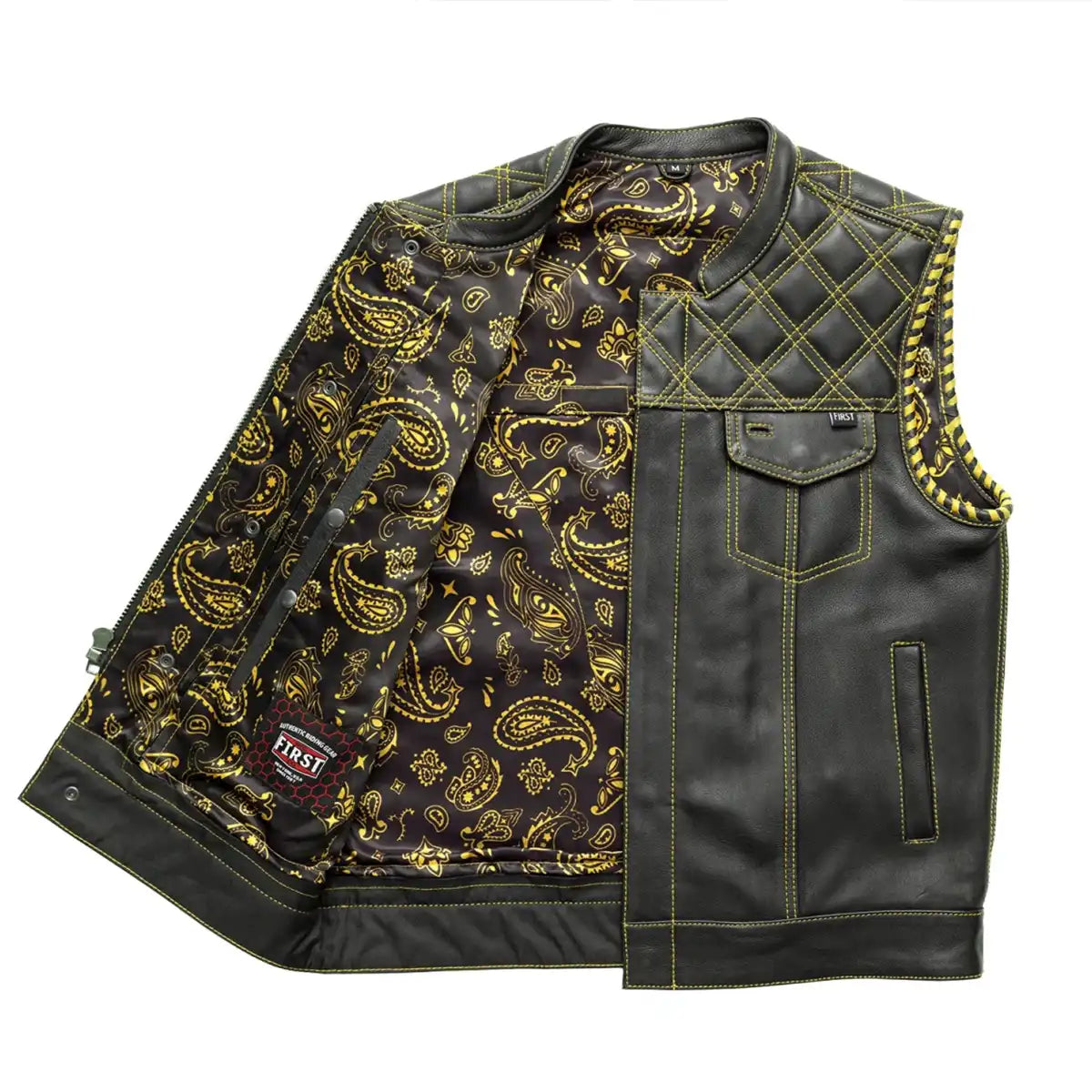 Sinister - Men's Motorcycle Leather Vest