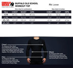 Buffalo Old School Top -Black/Red