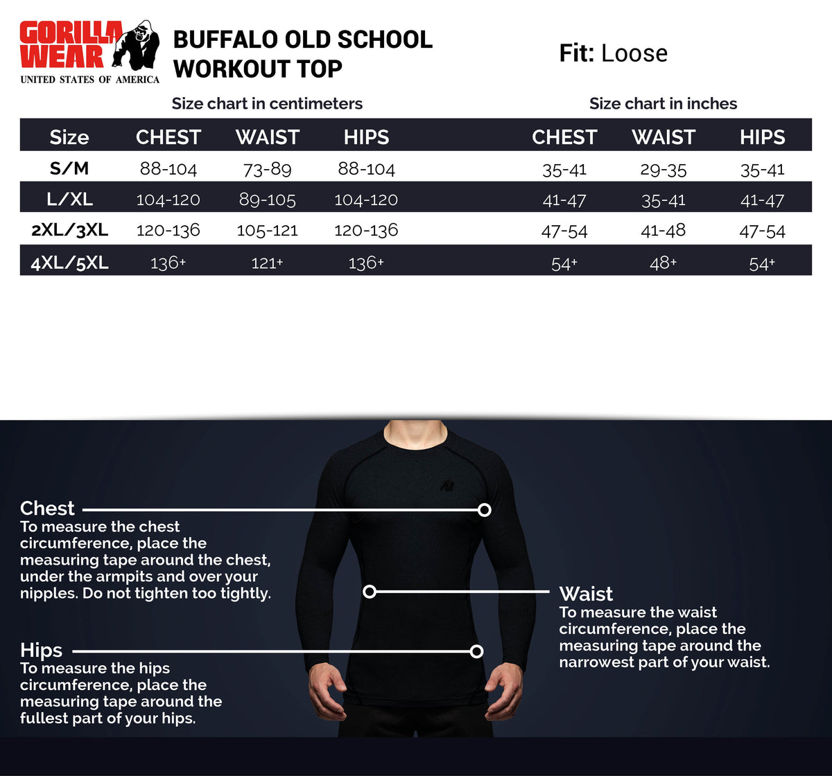 Buffalo Old School Top -Black/Red