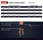Hornell Boxing Shorts - Black/Gray - Unisex