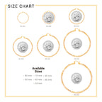 14K Gold-Filled Box Textured Cut Hoop Women Earrings 4 mm Thick 25-80 mm
