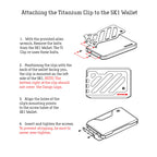 SK1 Titanium Money Clip