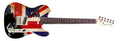 The Who Pete Townshend Signed British Flag  Graphics Guitar ACOA