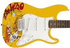 The Who Pete Townshend Autographed Photo Graphics Fender Guitar Exact Video Proof