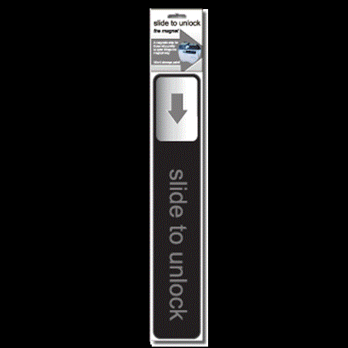 “Slide to Unlock” Magnet – Retro Apple-Inspired Gag for Cars, Fridges & More 🍏🔓