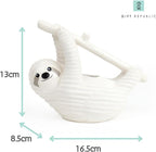 Sloth Ceramic Planter - Desktop Sprouting Chia Pet Plant Pot - Gift Republic
