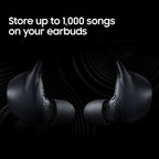 Samsung Gear IconX (2018 Edition) Bluetooth Cord-free Fitness Earbuds, w/On-board 4GB MP3 Player - Black