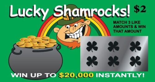 10 Fake Prank Lotto Tickets - Funny Lottery Evil Joke Set