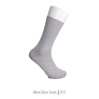 Men's Short Nylon Socks R15 - SIlver
