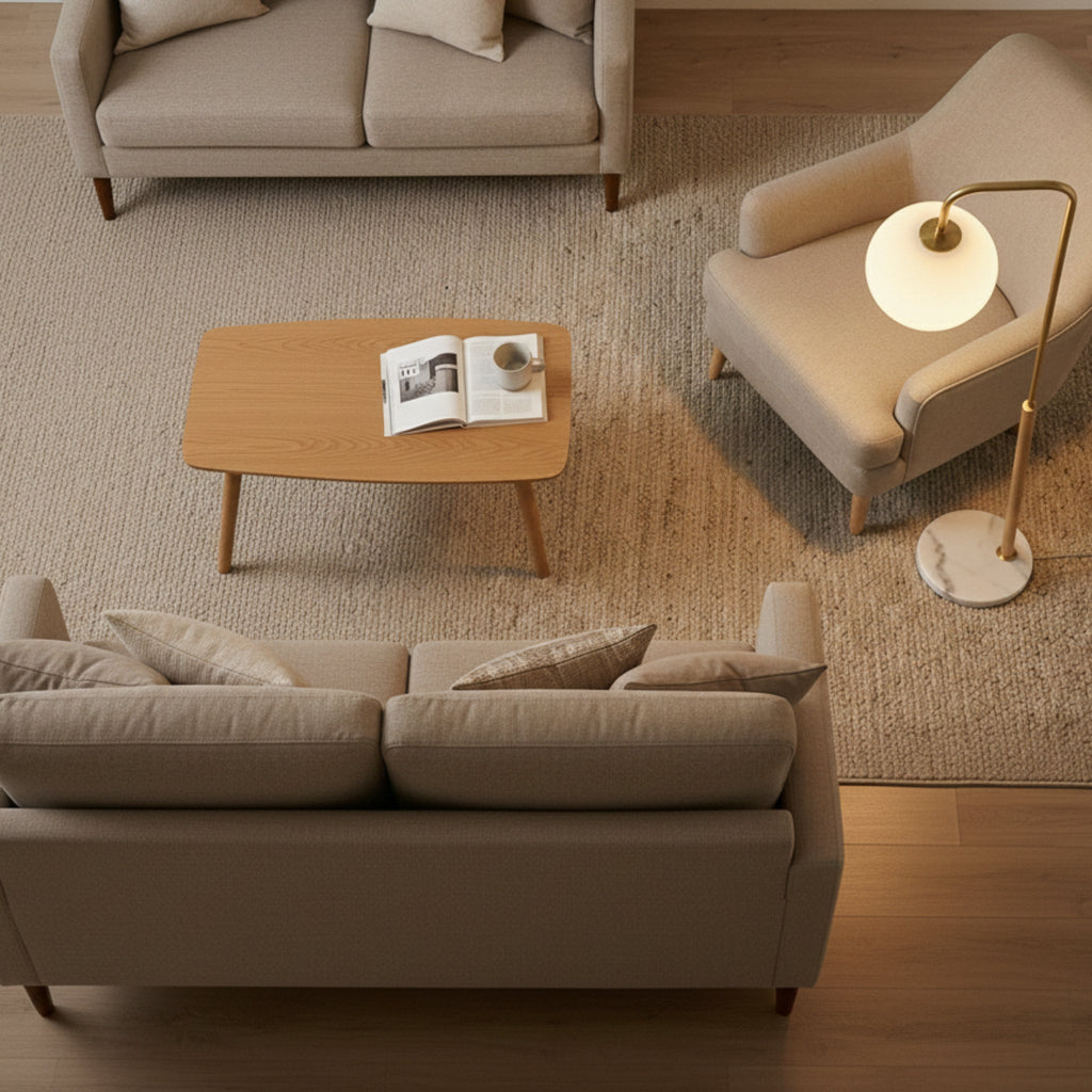 Solaris White Lampshade Floor Lamp