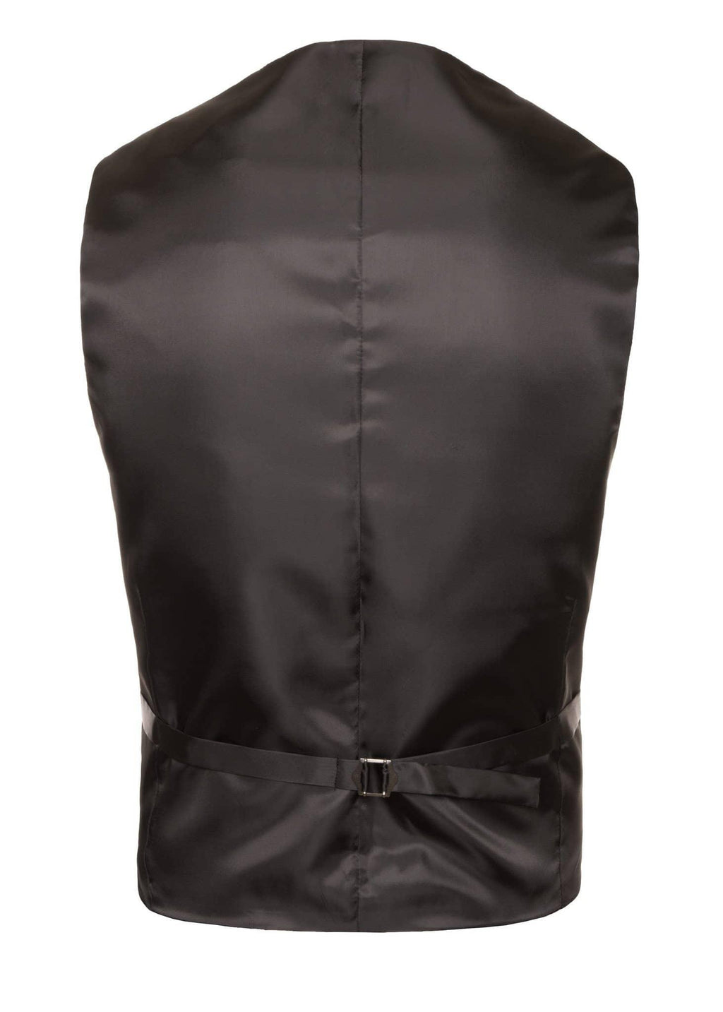 Men's Black Vest - Solo Adjustable Suit Vest & Waistcoat for Wedding, Groomsmen & Prom, Sizes 36-52 | Ferrecci