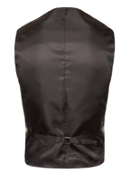 Men's Black Vest - Solo Adjustable Suit Vest & Waistcoat for Wedding, Groomsmen & Prom, Sizes 36-52 | Ferrecci