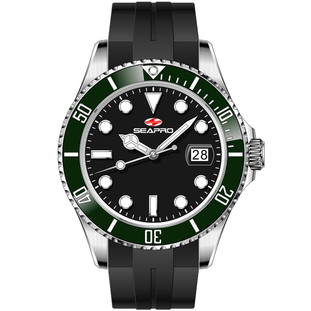 Seapro Men's Nexus Black Dial Watch - SP0581