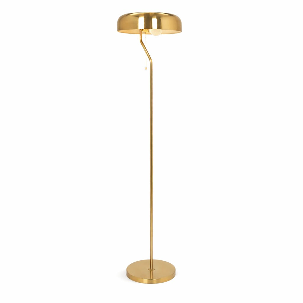 Spectra Floor Lamp - Gold outer and White inner