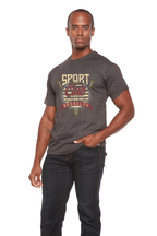 Sport Club Men's Bamboo Viscose/Organic Cotton Short Sleeve Graphic T-Shirt