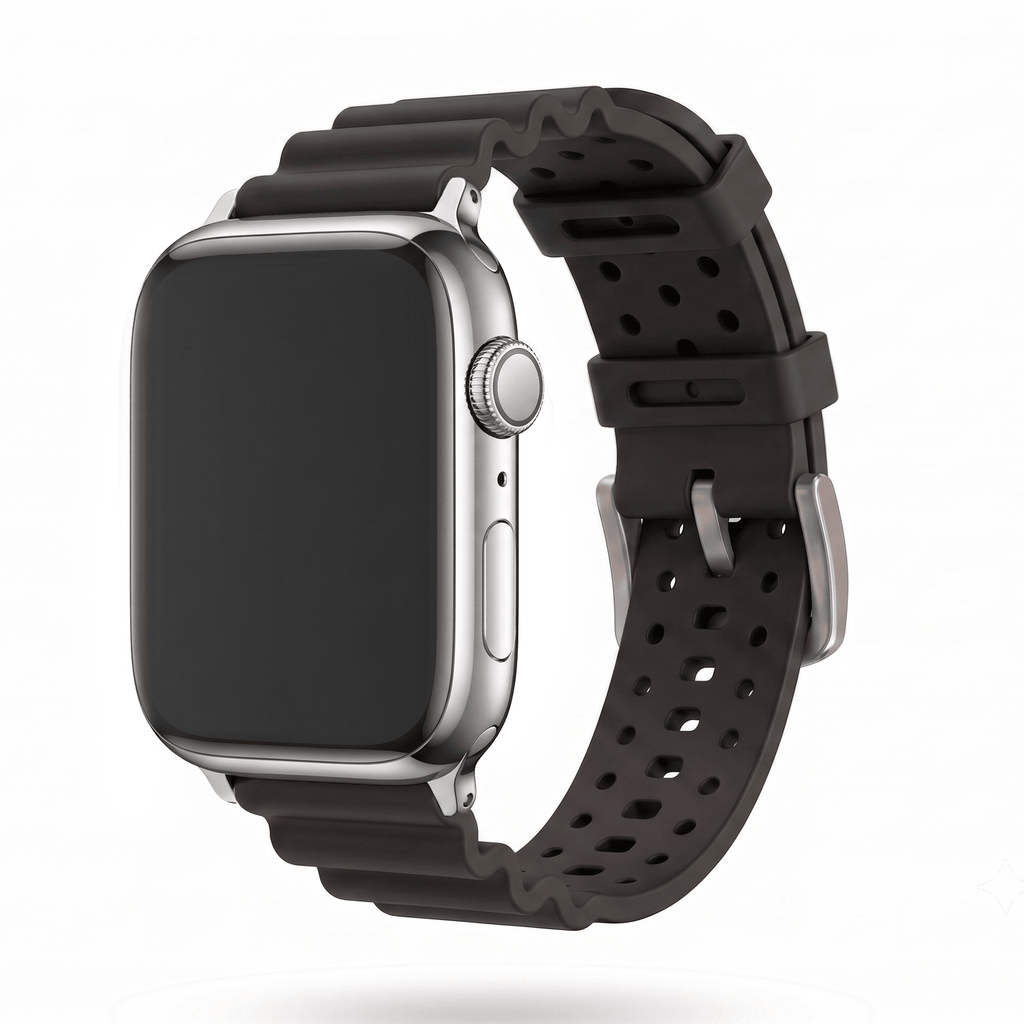 Sport Rubber Band – For Apple Watch - Black