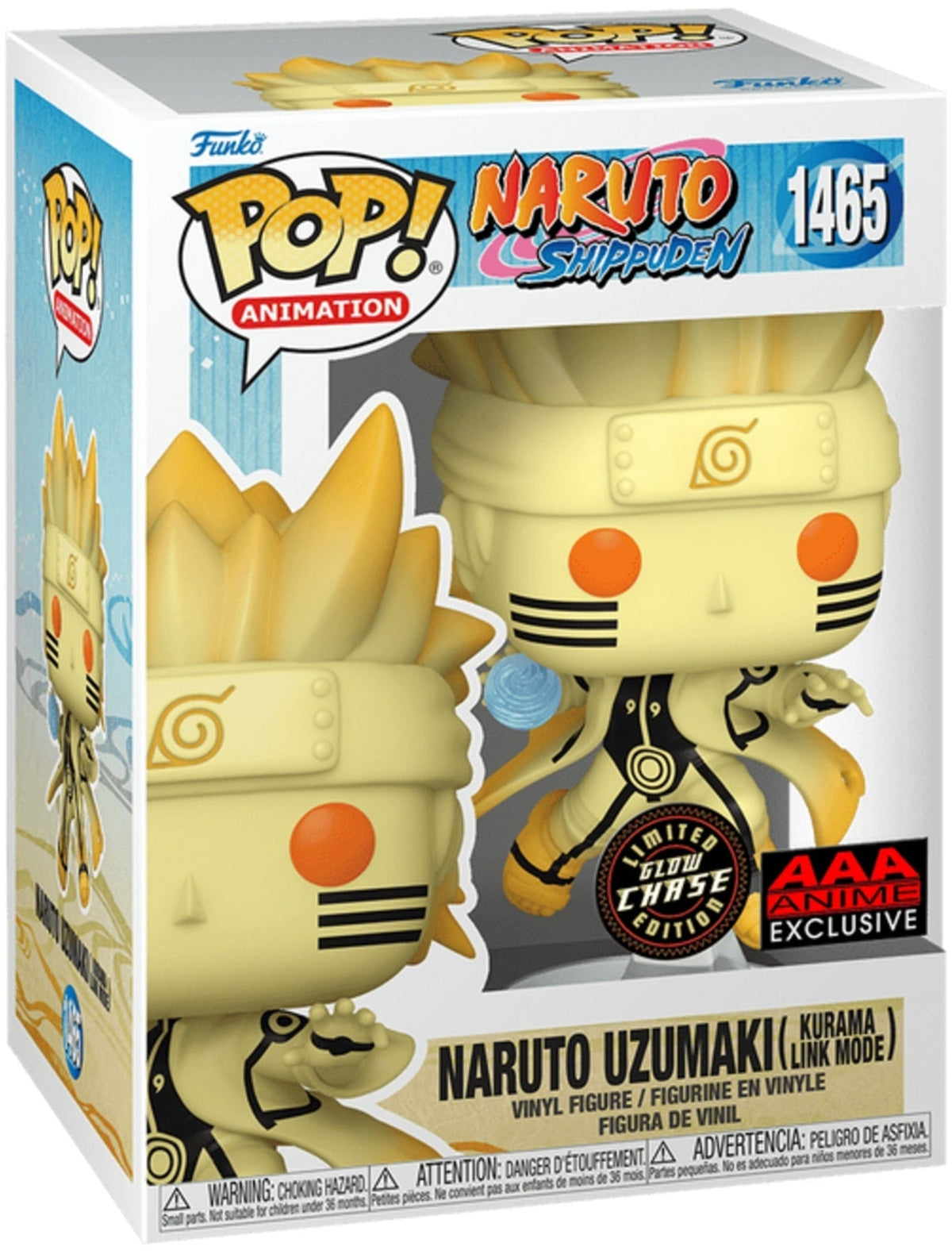 Funko Pop! Naruto: Shippuden - Naruto Uzumaki Chase Vinyl Figure #1465
