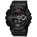 Casio Men's G-Shock Digital Watch with Black Dial and Black Band - GD-100-1BCU
