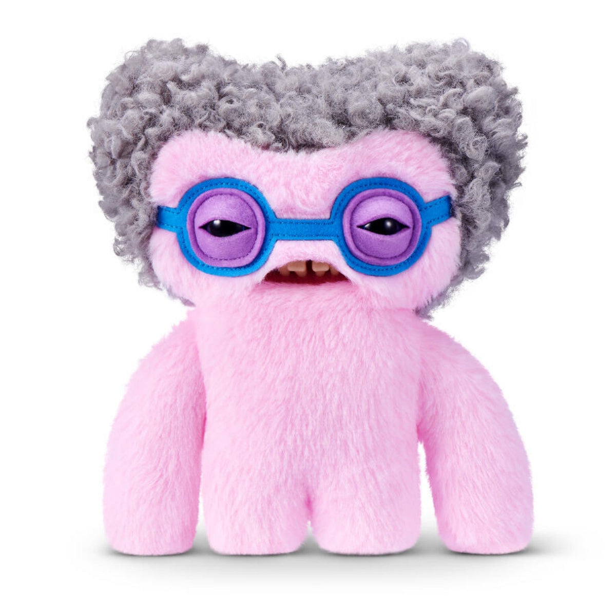 Zuru Fuggler Old Fogies Squidge Pink 9 Inch Plush Toy