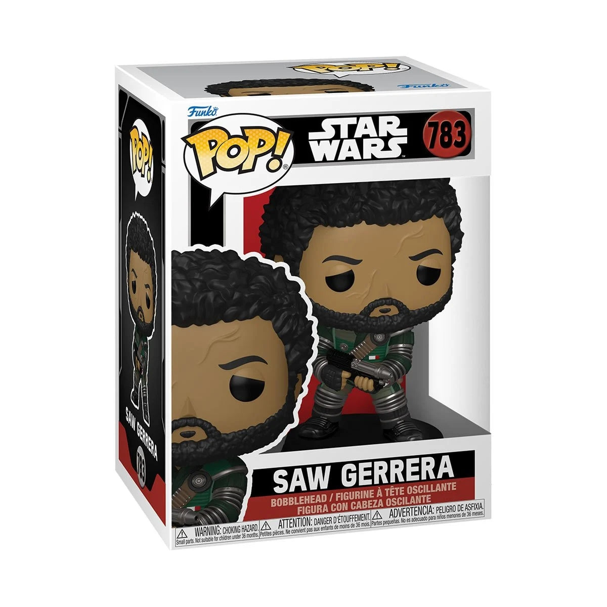 Star Wars Andor Saw Gerrera Wave 3 Funko Pop! Vinyl Figure #783