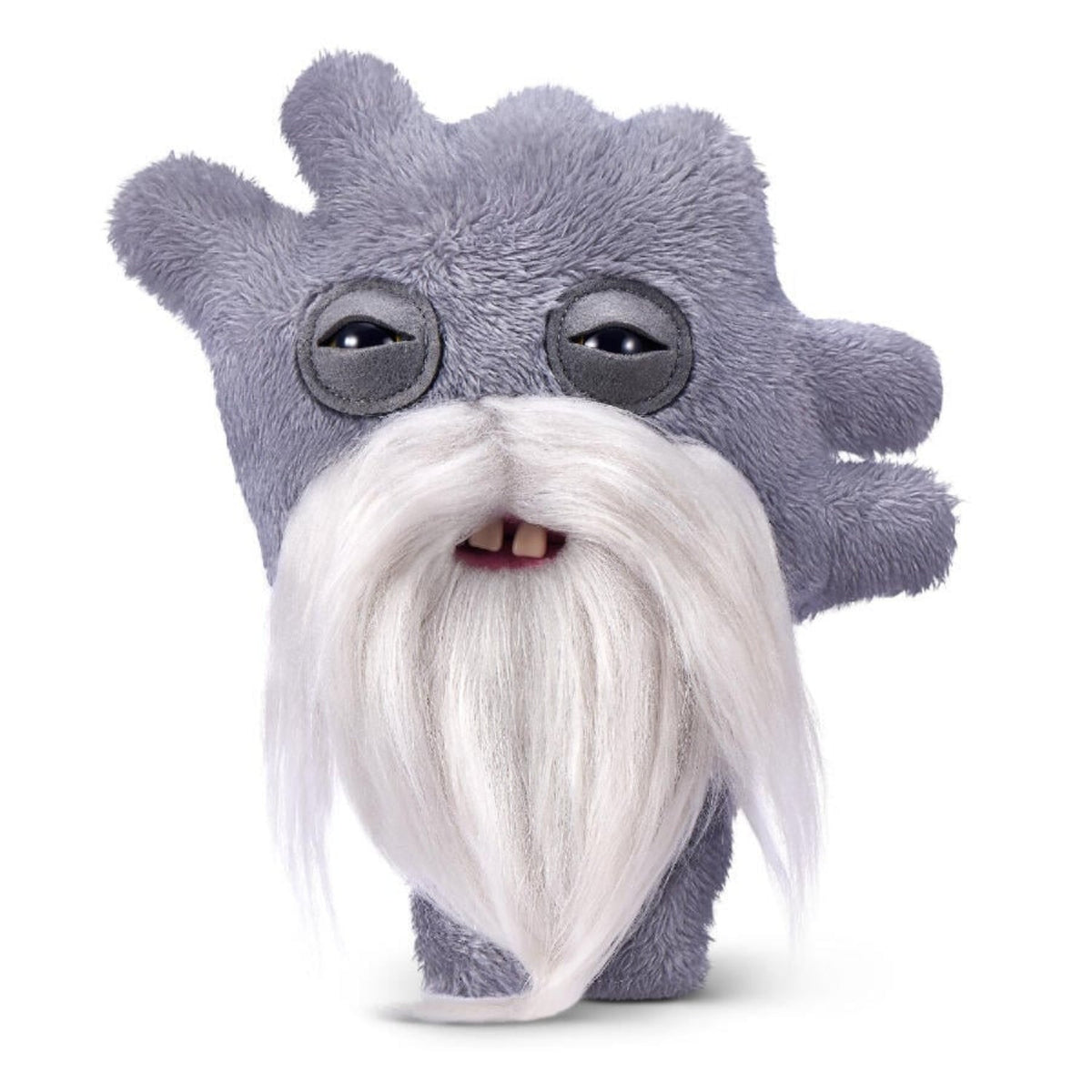 Zuru Fuggler Old Fogies Captain Cardiac Grey 9 Inch Plush Toy