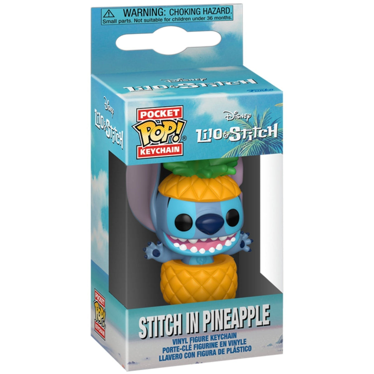 Funko Pocket Pop! Lilo & Stitch - Stitch in Pineapple Vinyl Keychain
