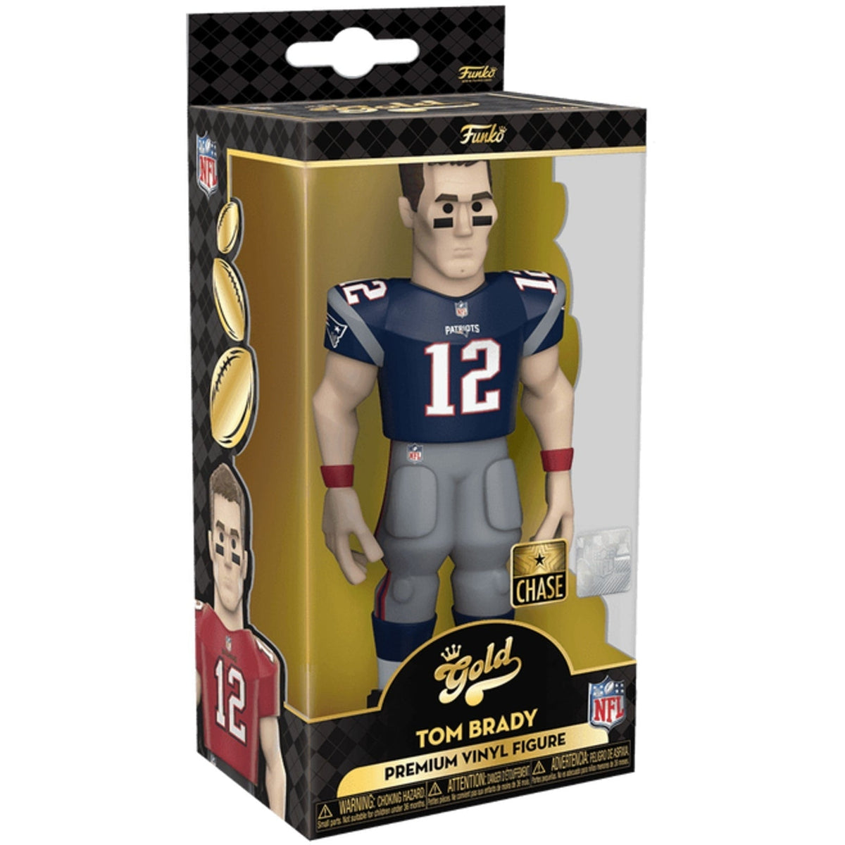 Funko Gold NFL - Tom Brady Chase Vinyl Figure