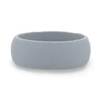 SHARK Silicone Ring for Men and Women Grey Comfort Fit Hypoallergenic Thorsten - 8mm