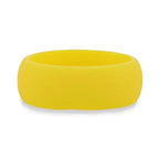 LEMONADE Silicone Ring for Men and Women Yellow Comfort Fit Hypoallergenic Thorsten - 8mm