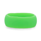 KIWI Silicone Ring for Men and Women Green Comfort Fit Hypoallergenic Thorsten - 8mm