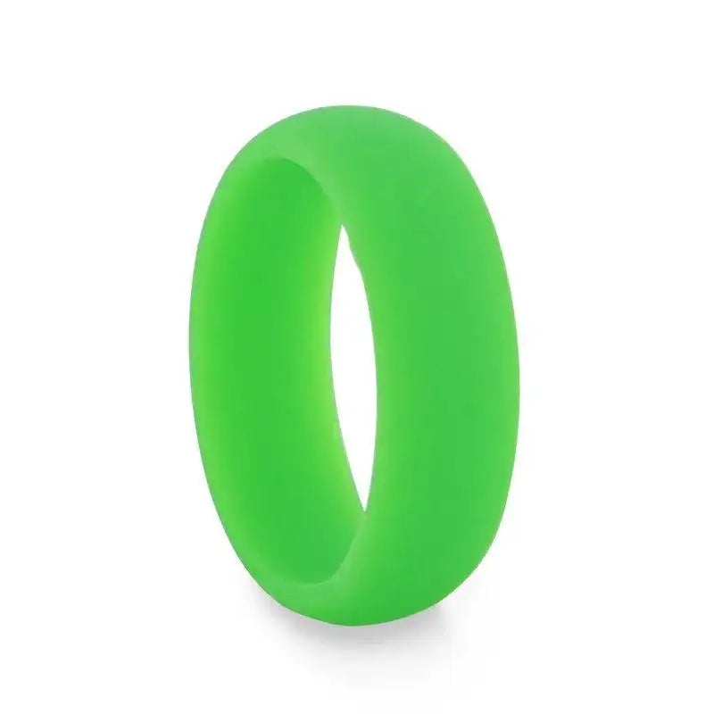 KIWI Silicone Ring for Men and Women Green Comfort Fit Hypoallergenic Thorsten - 8mm