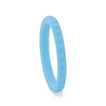 LUKA Stackable Faceted Silicone Ring for Women Light Blue Comfort Fit Hypoallergenic Thorsten - 2mm