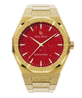 Frosted Star Dust II Gold Red
