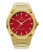 Frosted Star Dust II Gold Red