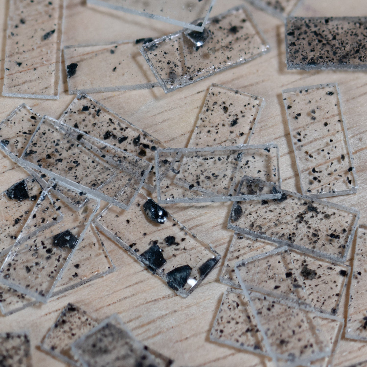 Starry Night Lunar Meteorite NWA 13951 - Display Card