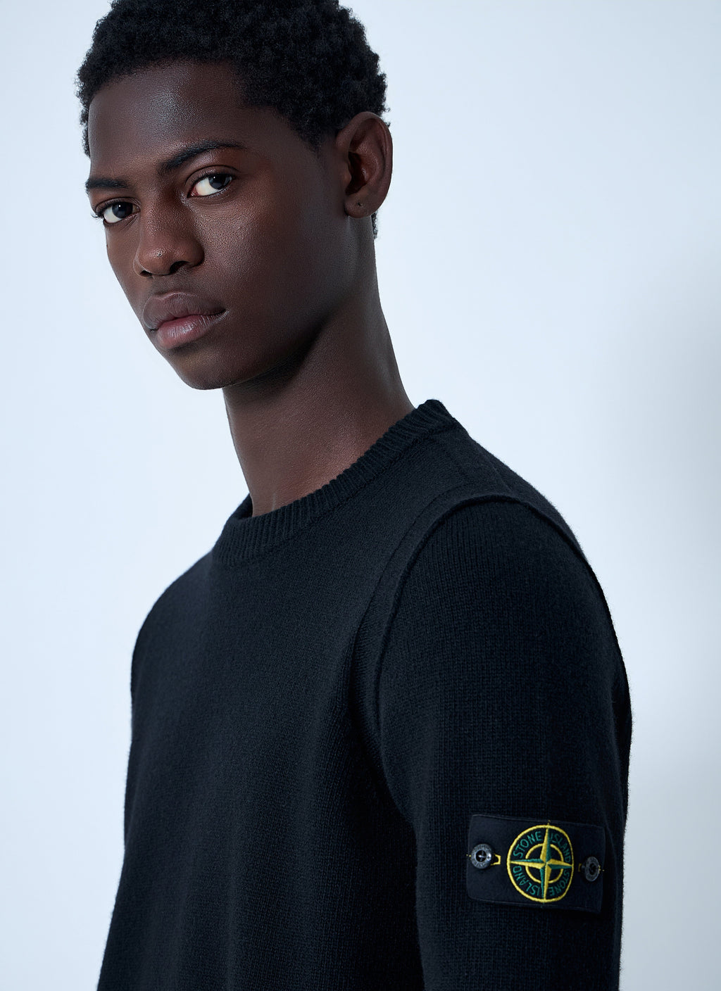 Stone Island Men Wool-Blend Sweater