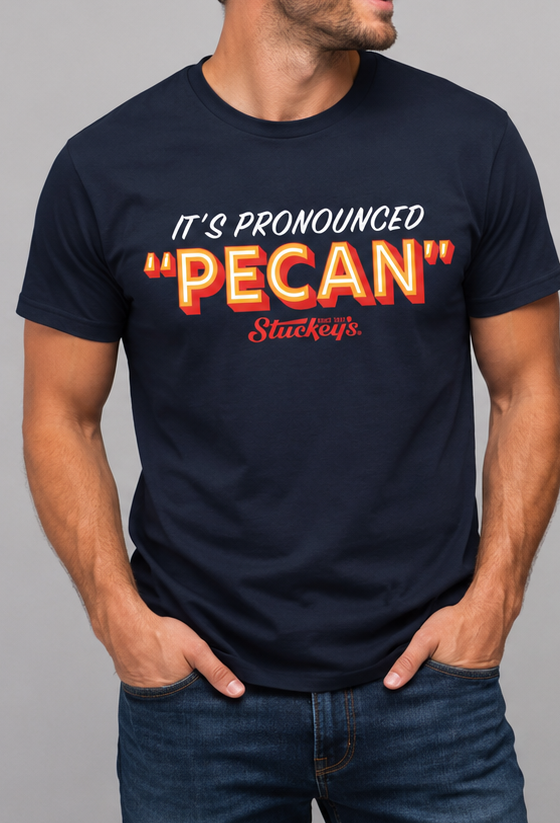 Stuckey's® It's Pronounced 'Pecan' Tee | Officially Licensed Unisex Graphic Shirt
