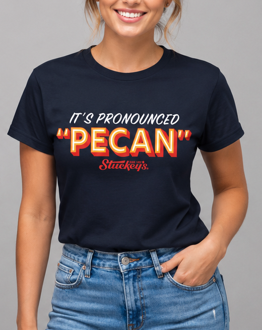 Stuckey's® It's Pronounced 'Pecan' Tee | Officially Licensed Unisex Graphic Shirt
